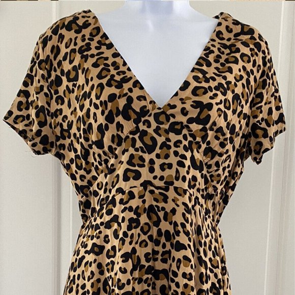 Leopard Print Sundress - Picture 1 of 4
